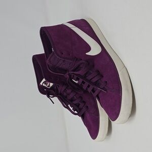 Nike Primo Court Women's Suede Mid-Top Sneakers, 630656 515 Mulberry Size 8.5